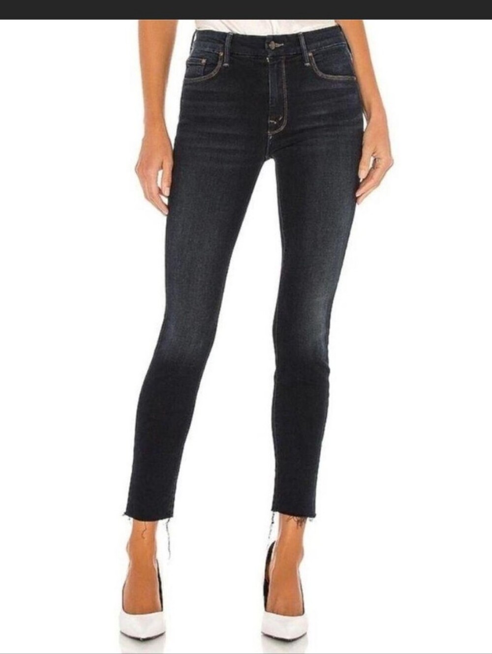 MOTHER High Waisted Looker, Coffee Tea Or Me